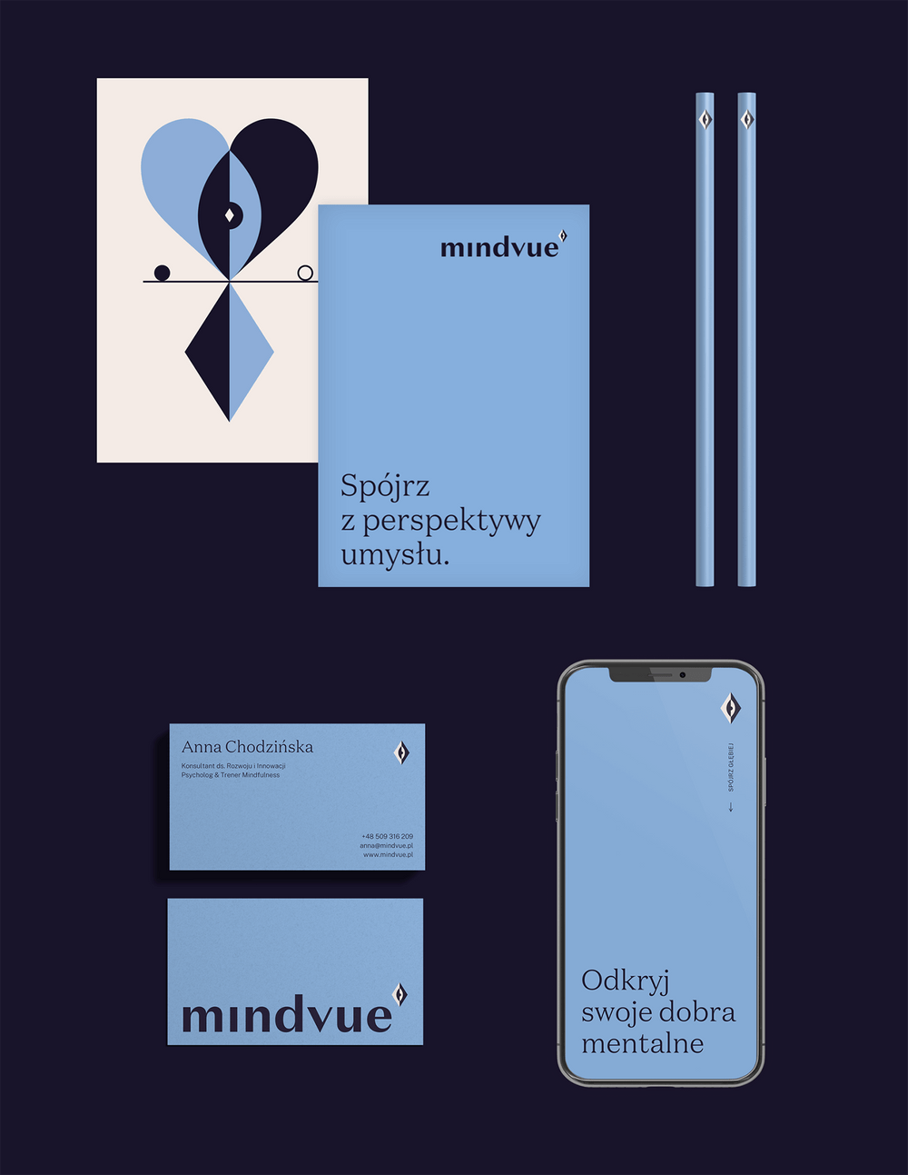 Mindvue心理健康管理LOGO設(shè)計(jì)