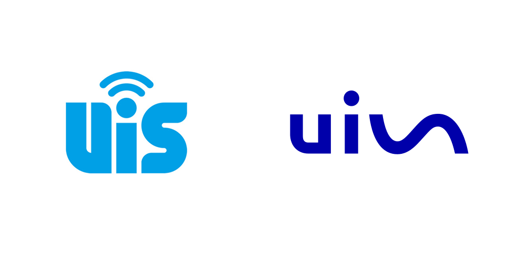 UIS 新舊LOGO對(duì)比（左圖為舊）