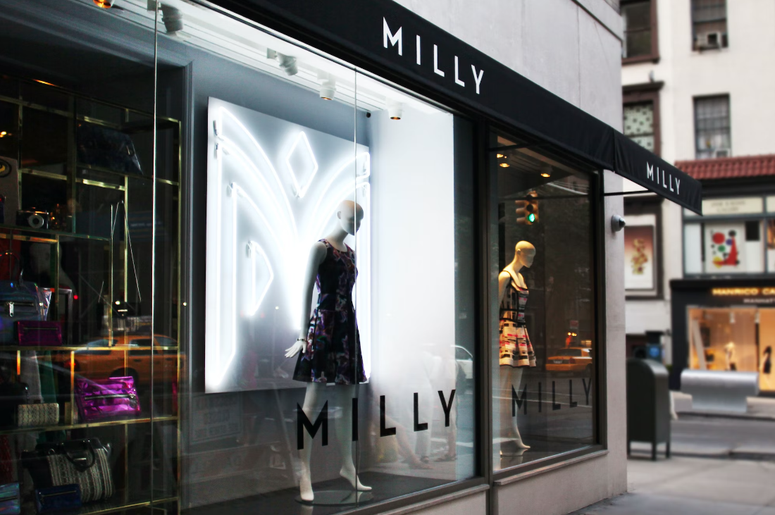 國際服裝品牌VI設(shè)計(jì)理念及應(yīng)用效果-MILLY