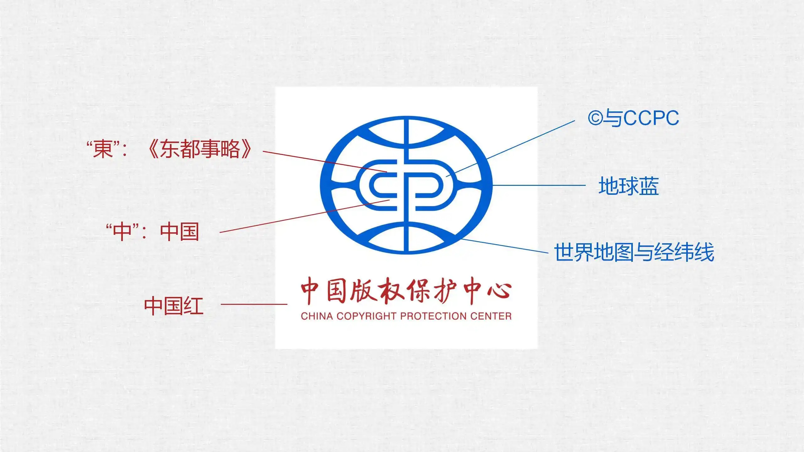 中國版權(quán)保護(hù)中心更新LOGO，繁體字「東」作為主要設(shè)計(jì)元素